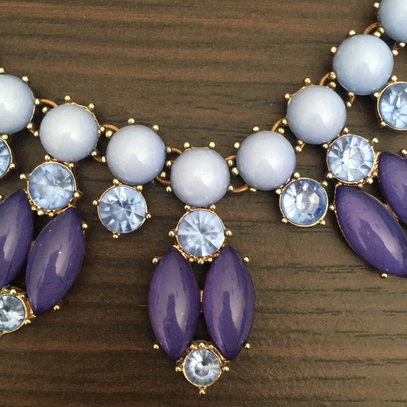 Blue Statement Necklace - Picture 2 of 3
